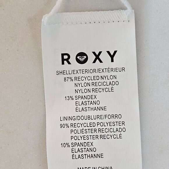 NEW Roxy Standard Beach Classics Hi-Leg Bikini Bottom Small Aqua - Picture 6 of 11